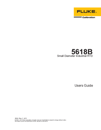 Thumbnail of document Manual - 5618B Small Diameter Industrial Resistance Temperature Detector
